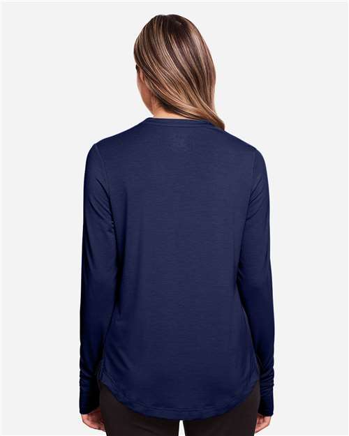 Classic Navy Women's JAQ Snap-Up Stretch Performance Pullover - NE400W