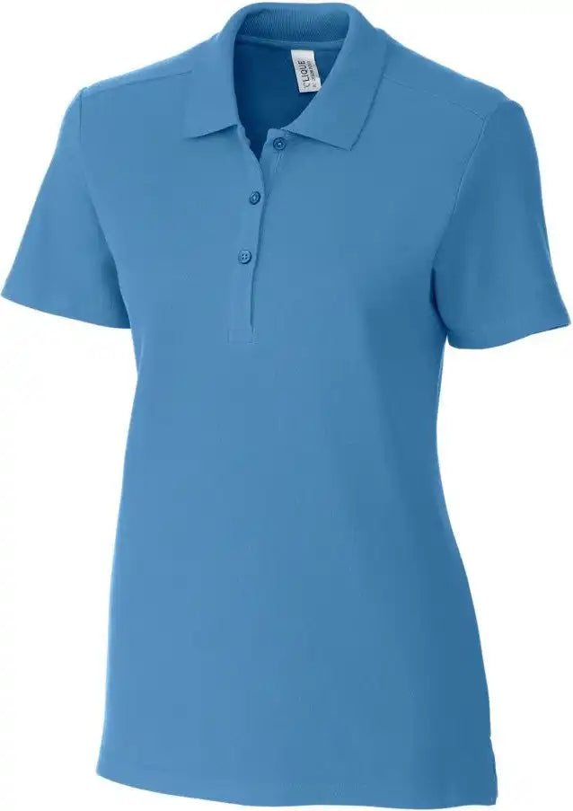 Clique Lqk00069 Addison All Cotton Pique Short Sleeve Womens Polo
