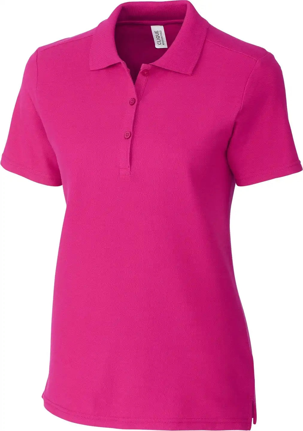 Clique Lqk00069 Addison All Cotton Pique Short Sleeve Womens Polo