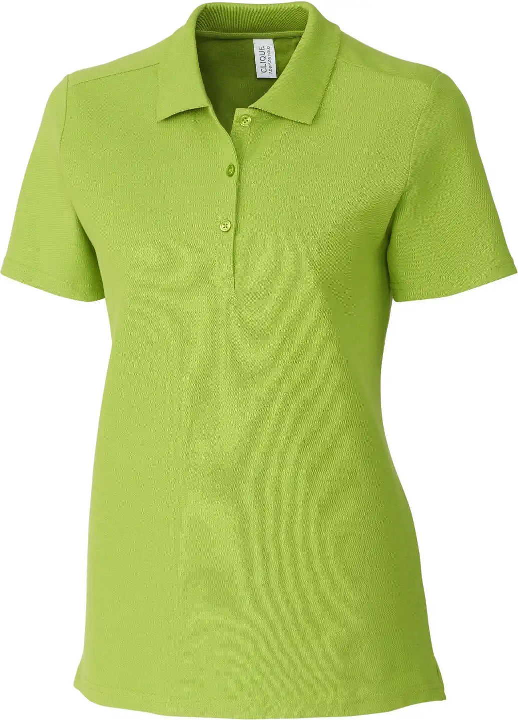 Clique Lqk00069 Addison All Cotton Pique Short Sleeve Womens Polo