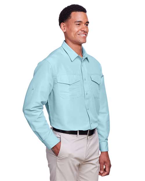 Cloud Blue Men's Key West Performance Staff Shirt - M580L