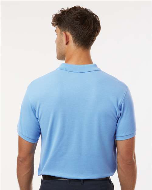 Cloud Blue Pique Polo - 62800