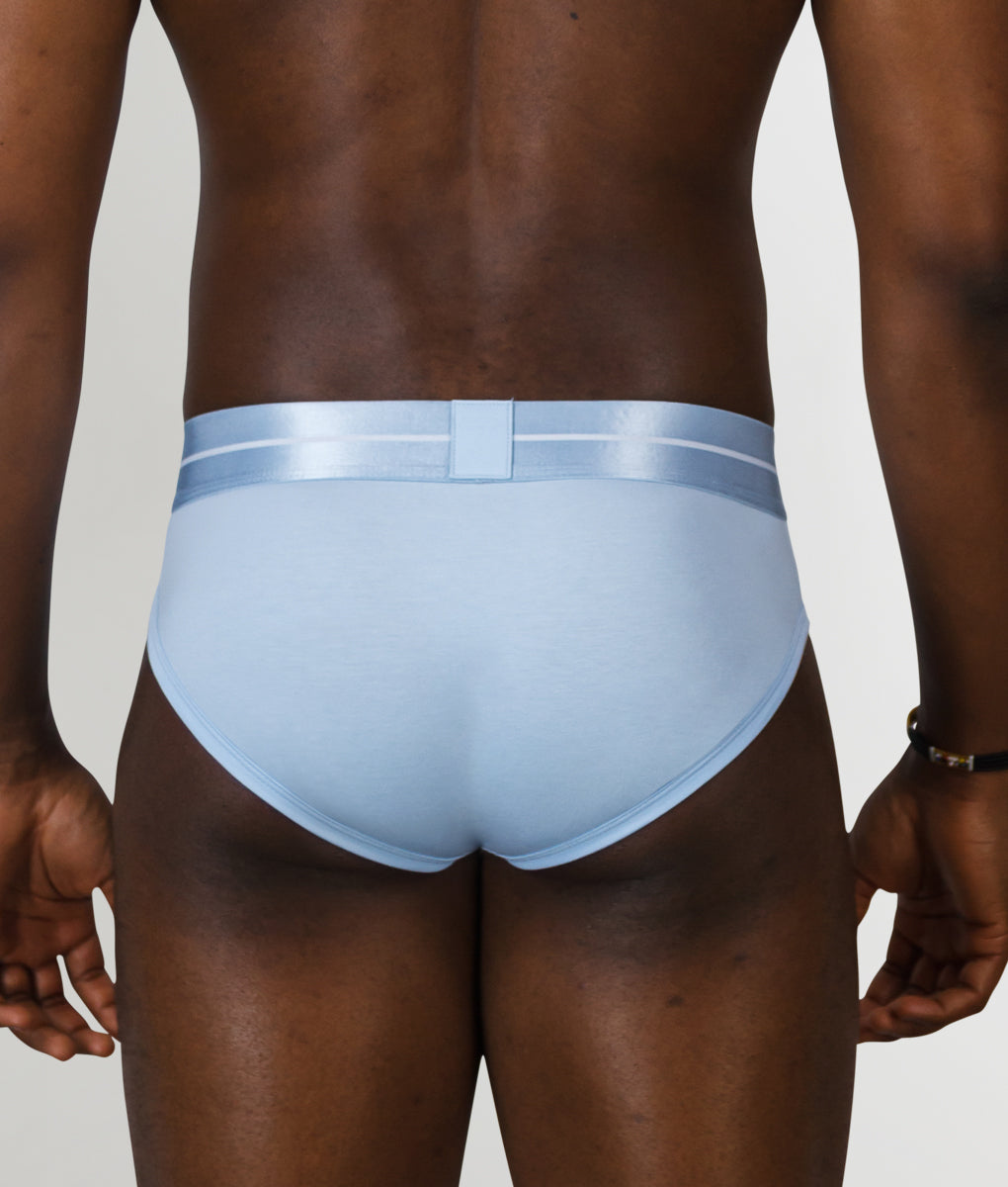 Club Seven LUXE Cotton Brief Ocean Blue