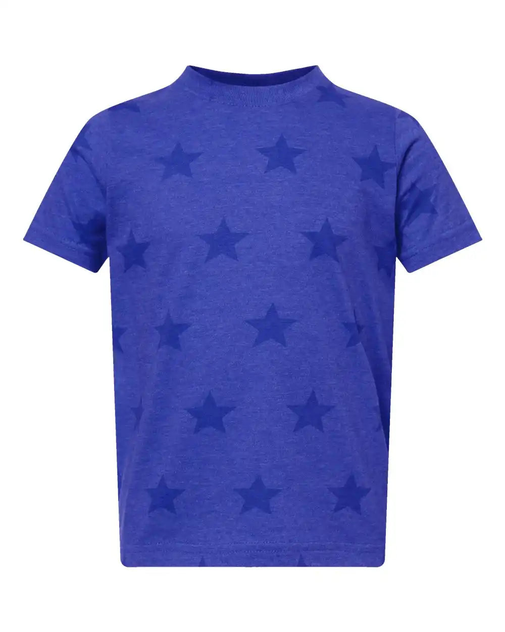 Code Five 3029 Toddler Star Print Tee - Royal - 4t