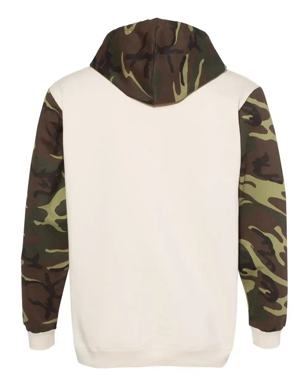 Code Five 3967 Fashion Camo Hooded Sweatshirt - Natural Green Woodland Orange