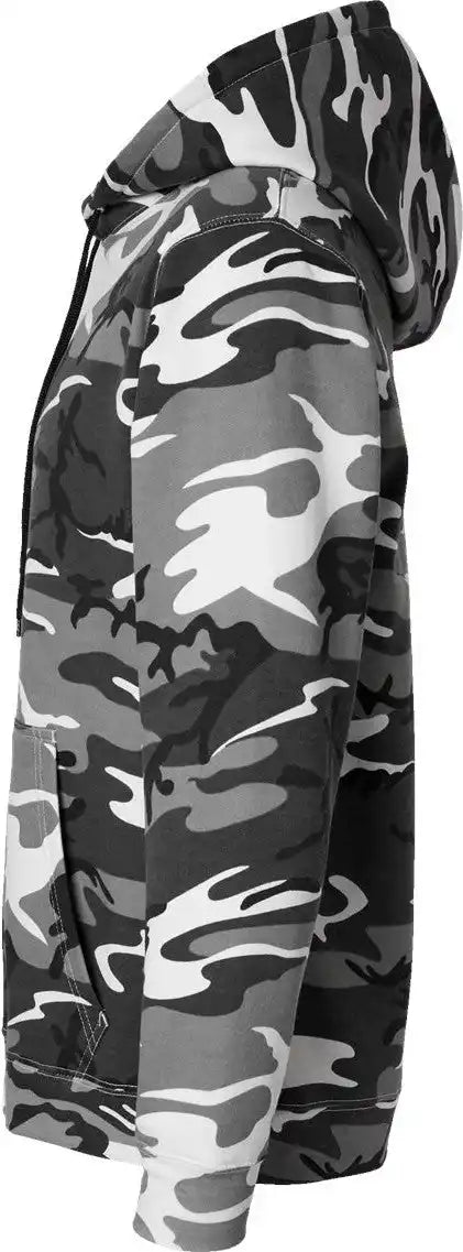 Code Five 3969 Camo Pullover Fleece Hoodie - Urban Woodland