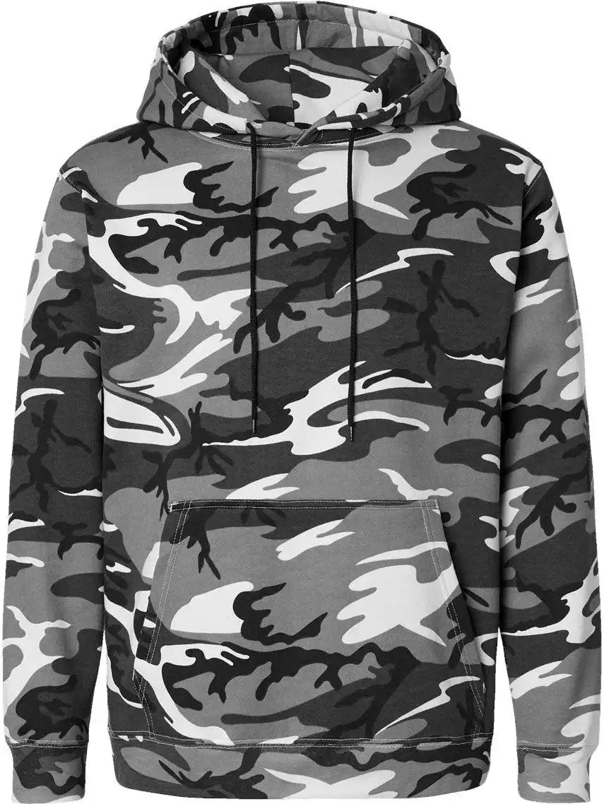 Code Five 3969 Camo Pullover Fleece Hoodie - Urban Woodland