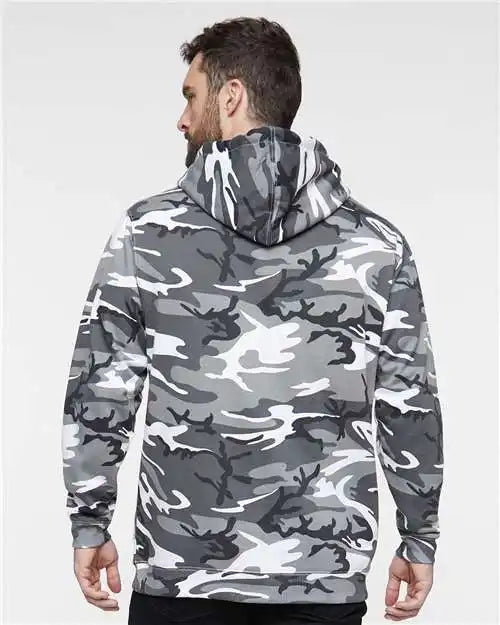 Code Five 3969 Camo Pullover Fleece Hoodie - Urban Woodland