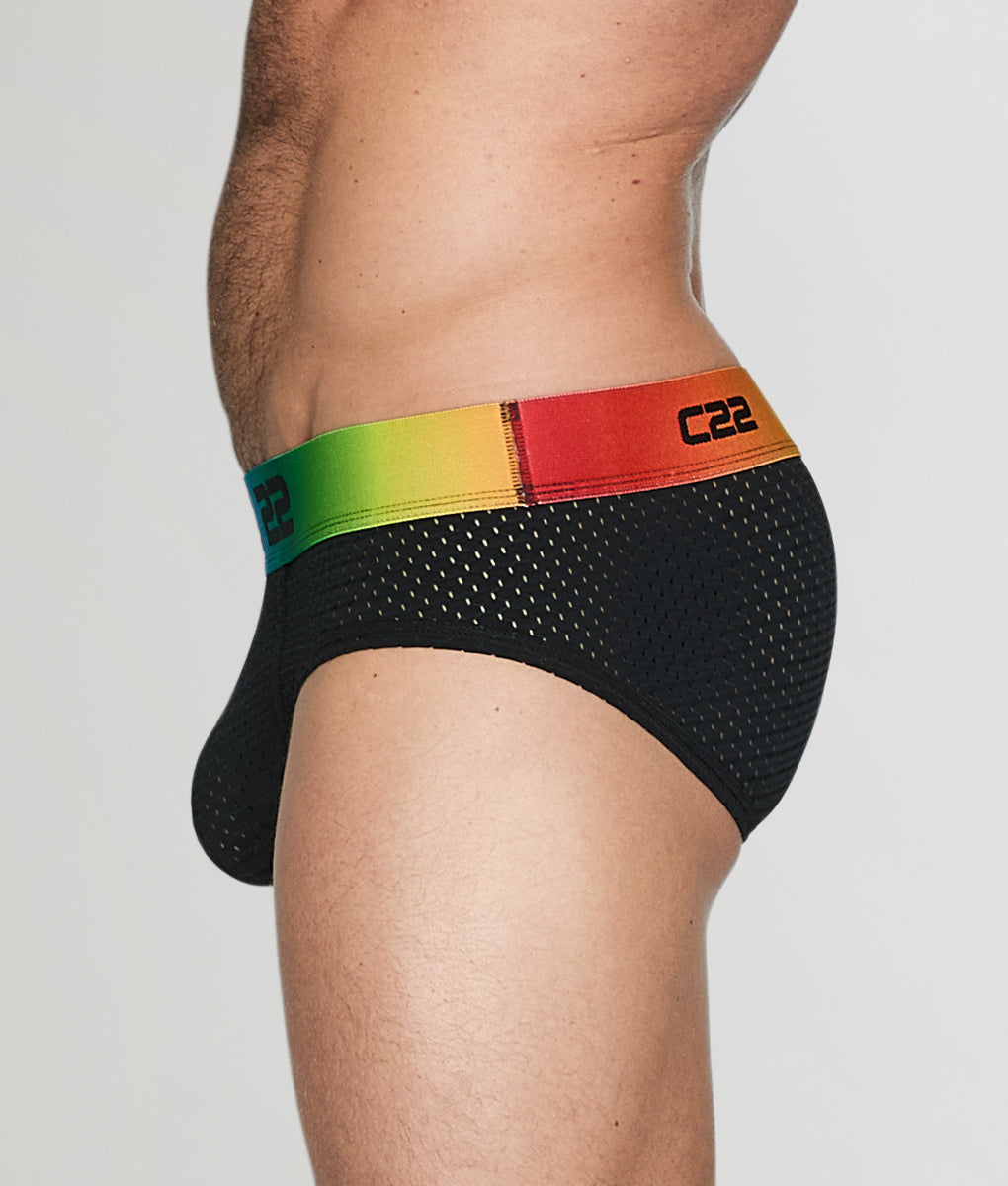 CODE 22 Pride Mesh Brief