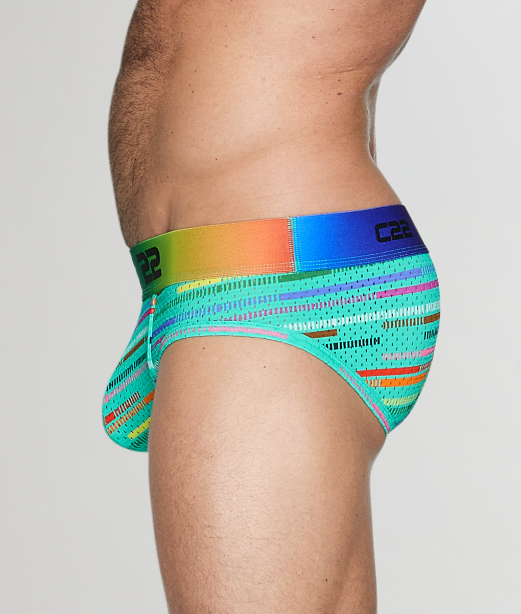 CODE 22 Pride Mesh Brief