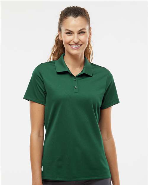 Collegiate Green Women's Basic Sport Polo - A431