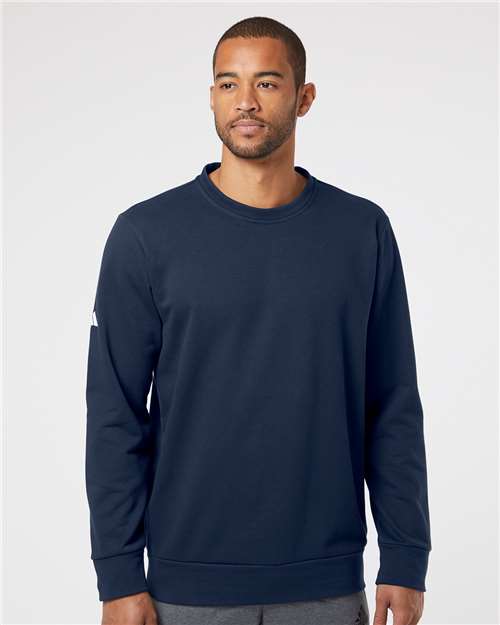 Collegiate Navy Fleece Crewneck Sweatshirt - A434
