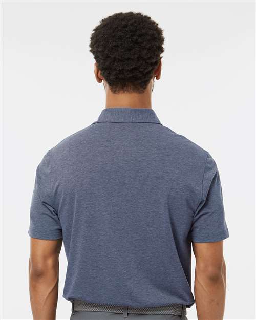 Collegiate Navy Melange Blend Polo - A590