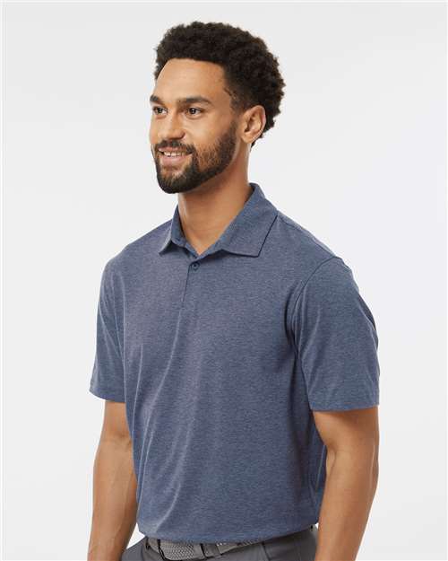 Collegiate Navy Melange Blend Polo - A590