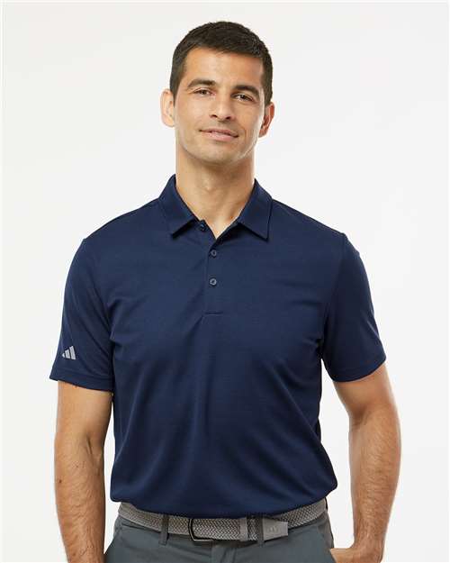Collegiate Navy Micro Pique Polo - A580