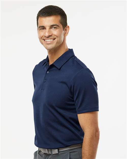Collegiate Navy Micro Pique Polo - A580