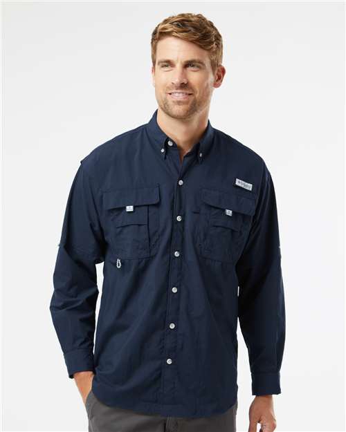 Collegiate Navy PFG Bahama™ II Shirt - 212463