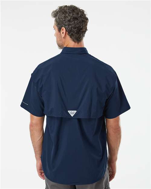 Collegiate Navy PFG Bahama™ II Short Sleeve Shirt - 212464