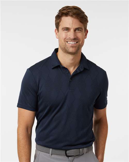Collegiate Navy Ultimate Textured Polo - A2008