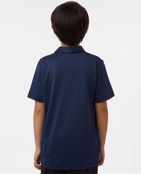 Collegiate Navy Youth Performance Polo - A4000