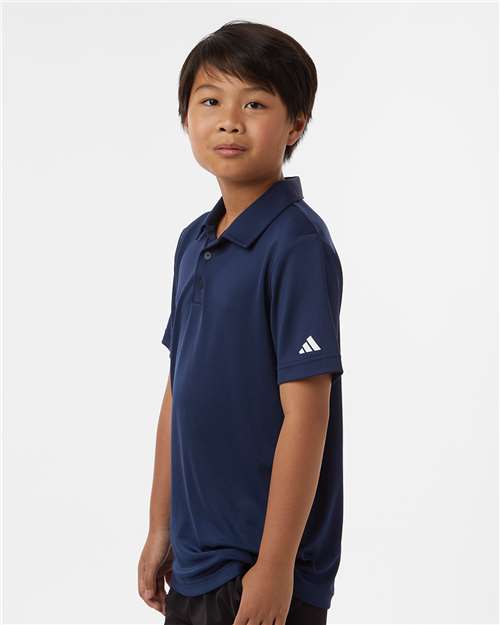Collegiate Navy Youth Performance Polo - A4000