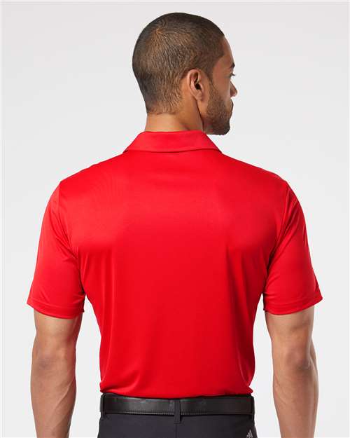 Collegiate Red/ Black 3-Stripes Chest Polo - A324