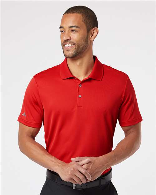Collegiate Red Performance Polo - A230