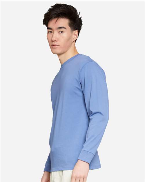 Colony Blue Heavyweight Long Sleeve T-Shirt - LS15009