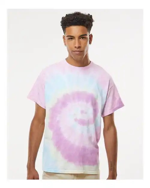 Colortone 1000c Multi-color Tie-dyed T-shirt - 1000 - Jellybean
