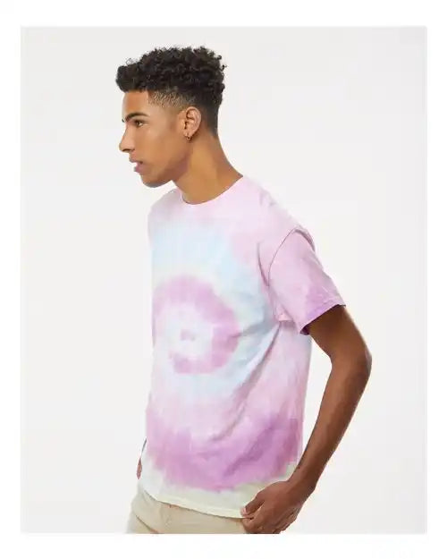 Colortone 1000c Multi-color Tie-dyed T-shirt - 1000 - Jellybean