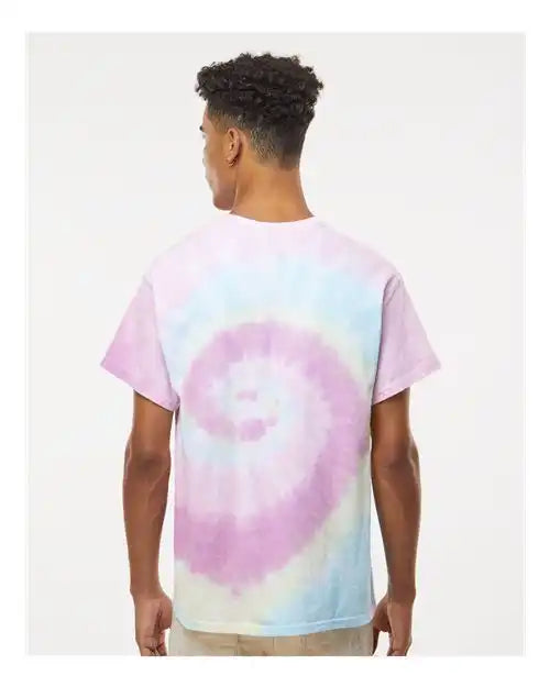 Colortone 1000c Multi-color Tie-dyed T-shirt - 1000 - Jellybean