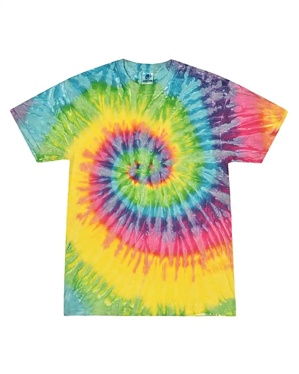 Colortone 1000c Multi-color Tie-dyed T-shirt - 1000 - Saturn - s