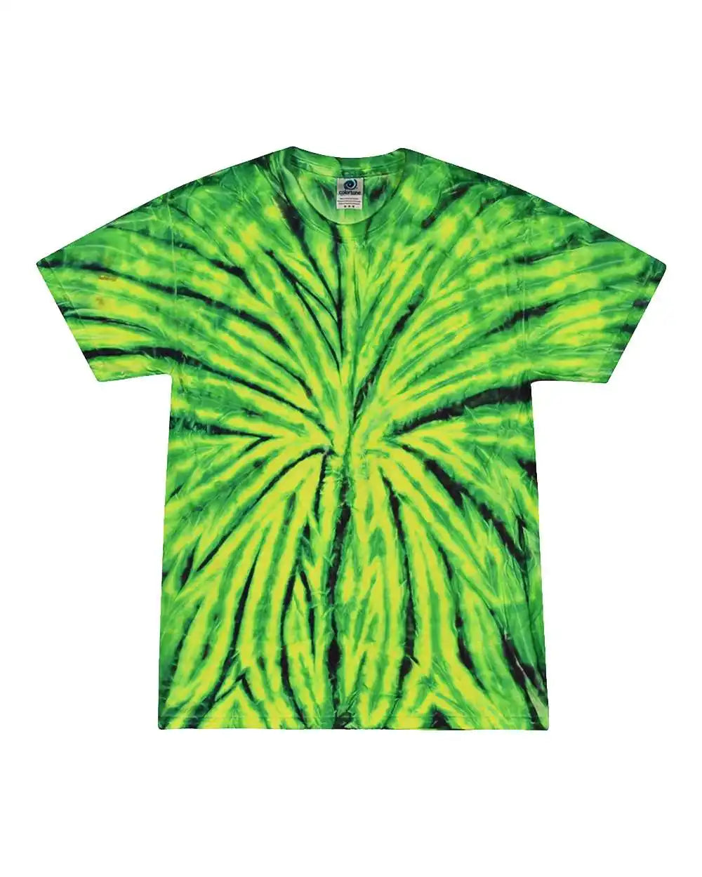 Colortone 1000c Multi-color Tie-dyed T-shirt - 1000 - Wild Spider - s