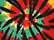 Colortone 1000y Youth Multi-color Tie-dyed T-shirt - Rasta Web - Xs