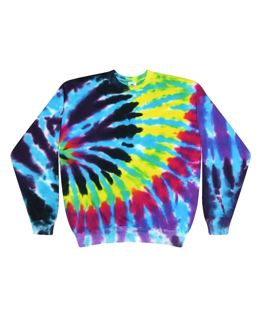 Colortone 8100c Tie-dyed Fleece Crewneck Sweatshirt - 8100 - Flashback - s