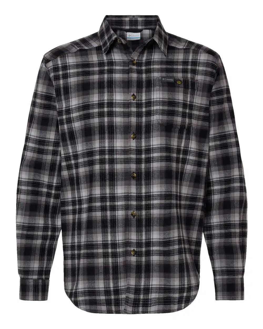 Columbia 161795 Men’s Cornell Woods™ Flannel Shirt - Black Backland Tartan - s