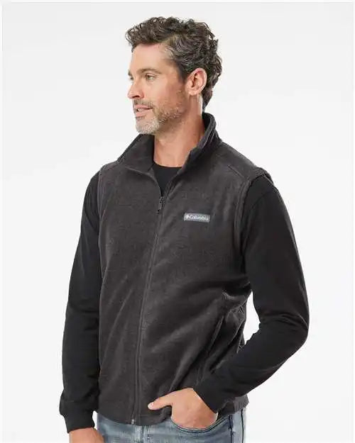 Columbia 163926 Steens Mountain™ Fleece Vest - Charcoal Heather