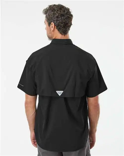 Columbia 212464 Pfg Bahama™ Ii Short Sleeve Shirt - Black