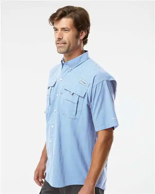 Columbia 212464 Pfg Bahama™ Ii Short Sleeve Shirt - Sail