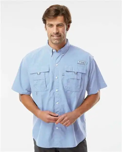 Columbia 212464 Pfg Bahama™ Ii Short Sleeve Shirt - Sail