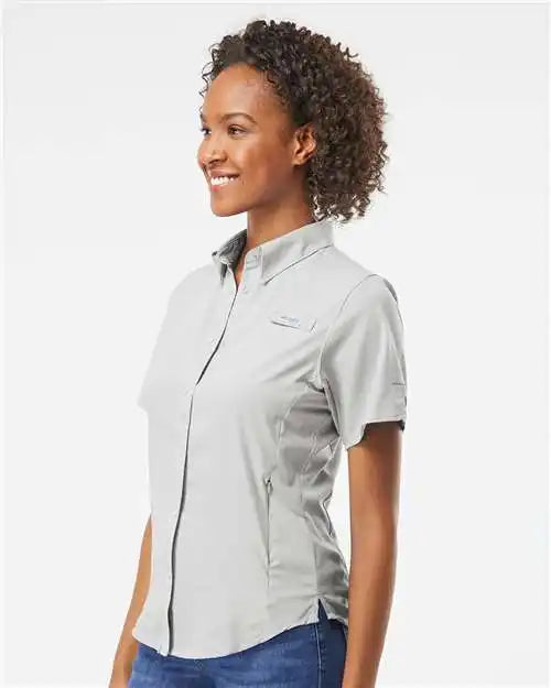 Columbia 212466 Women’s Pfg Tamiami™ Ii Short Sleeve Shirt - Cool Grey
