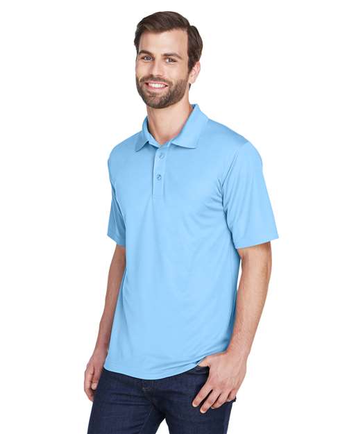 Columbia Blue Men's Cool & Dry Mesh Piqué Polo - 8210