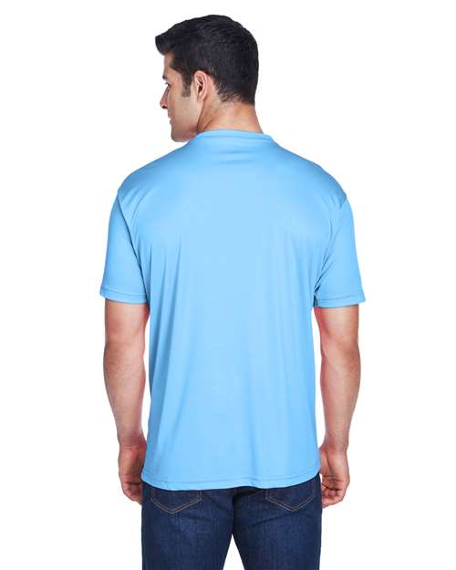 Columbia Blue Men's Cool & Dry Sport Performance Interlock T-Shirt - 8420