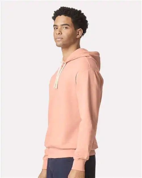 Comfort Colors 1467c Garment-dyed Lightweight Fleece Hooded Sweatshirt - 1467 - Peachy