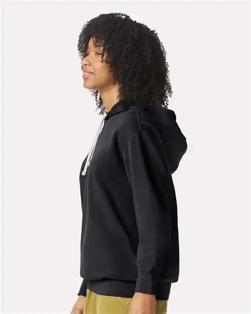 Comfort Colors 1467c Garment-dyed Lightweight Fleece Hooded Sweatshirt - 1467 - Black