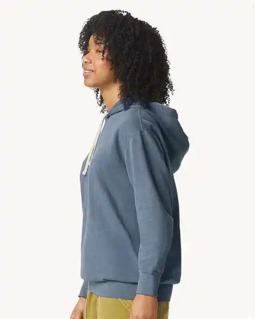 Comfort Colors 1467c Garment-dyed Lightweight Fleece Hooded Sweatshirt - 1467 - Blue Jean