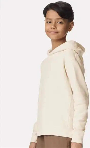 Comfort Colors 1467y Garment-dyed Youth Lightweight Fleece Hooded Sweatshirt - Ivory