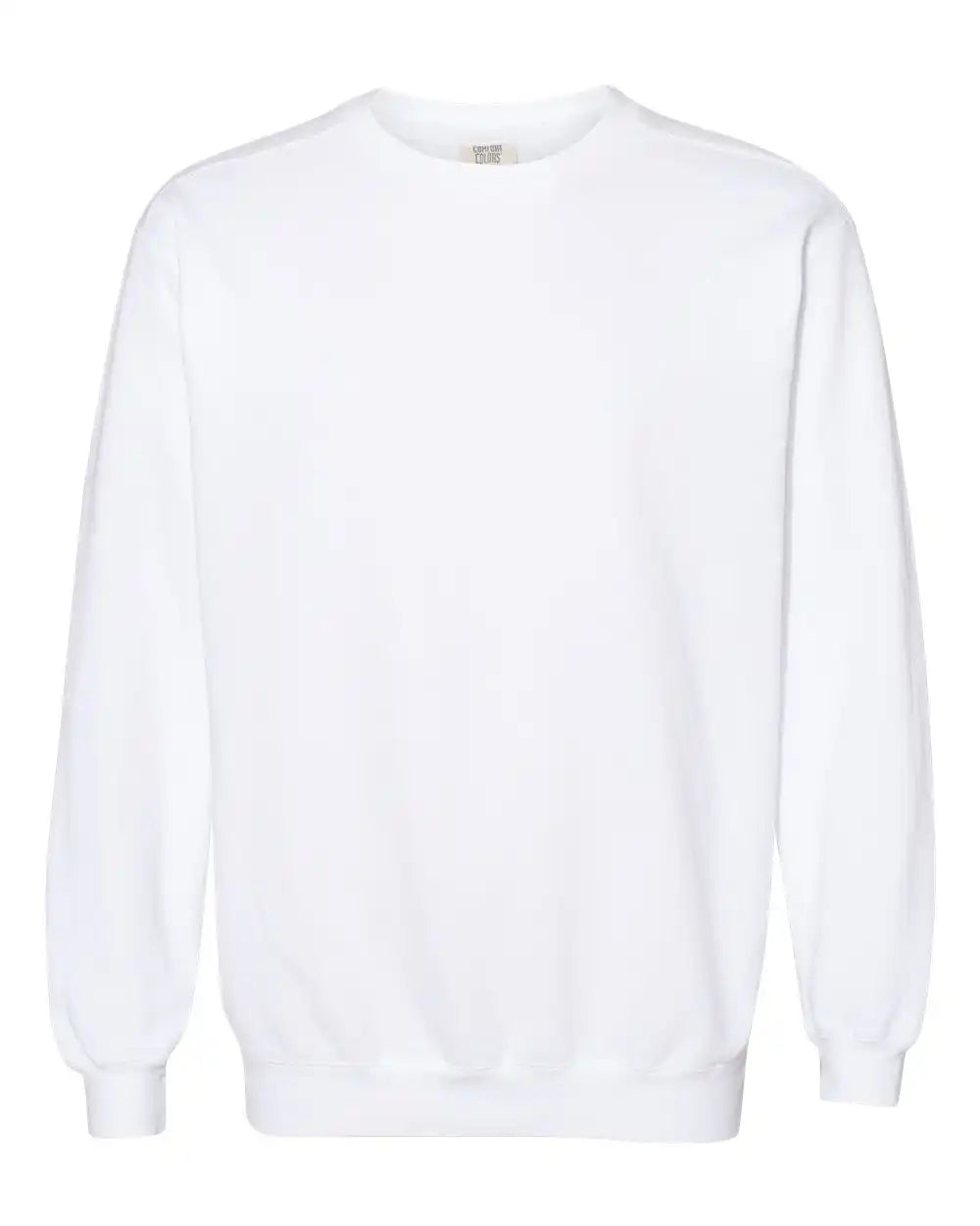 Comfort Colors 1566 Garment-dyed Sweatshirt - White - s