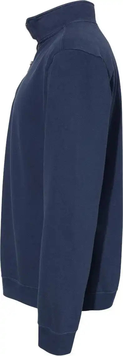 Comfort Colors 1580 Garment-dyed Quarter Zip Sweatshirt - True Navy