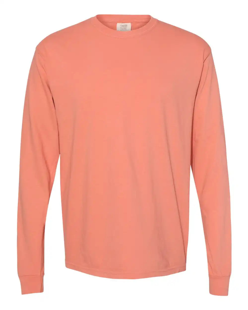 Comfort Colors 6014 Garment-dyed Heavyweight Long Sleeve T-shirt - Terracotta - s